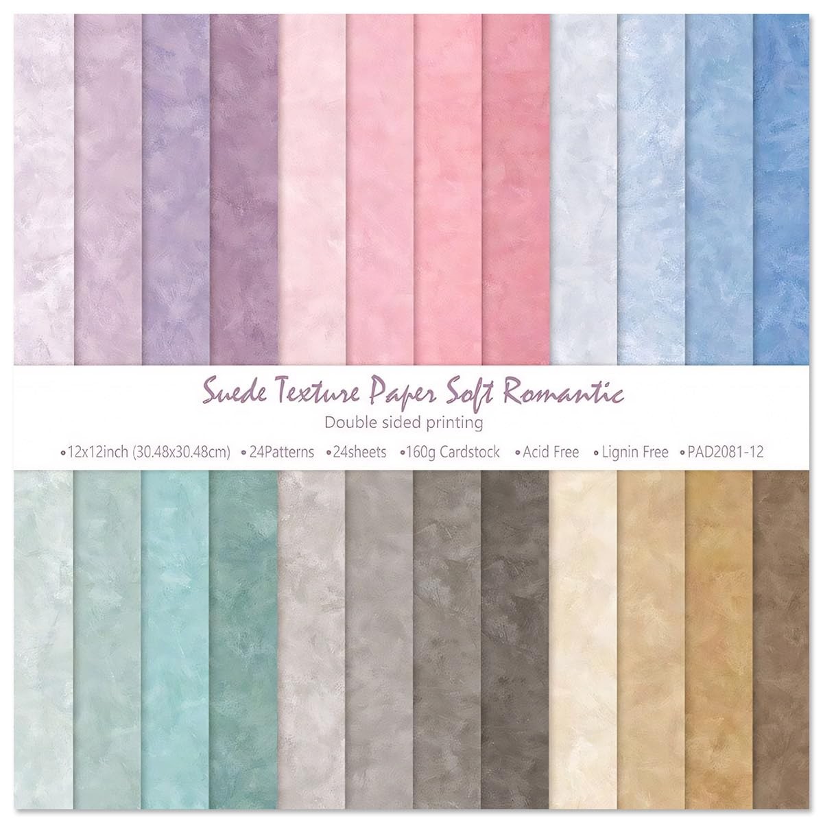 Scrapbook Paper Pack 12x12 inch Colorful Specialty Double-Sided Patterned Dec...