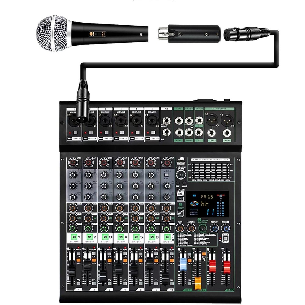 +35dB Microphone Preamp Low Noise For Dynamic Mic 48V Required