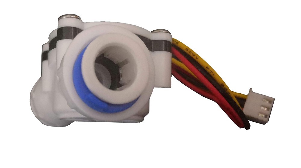 3/8" Quick Connect Water Flow Sensor Hall Effect Flowmeter 0.3-10L/min