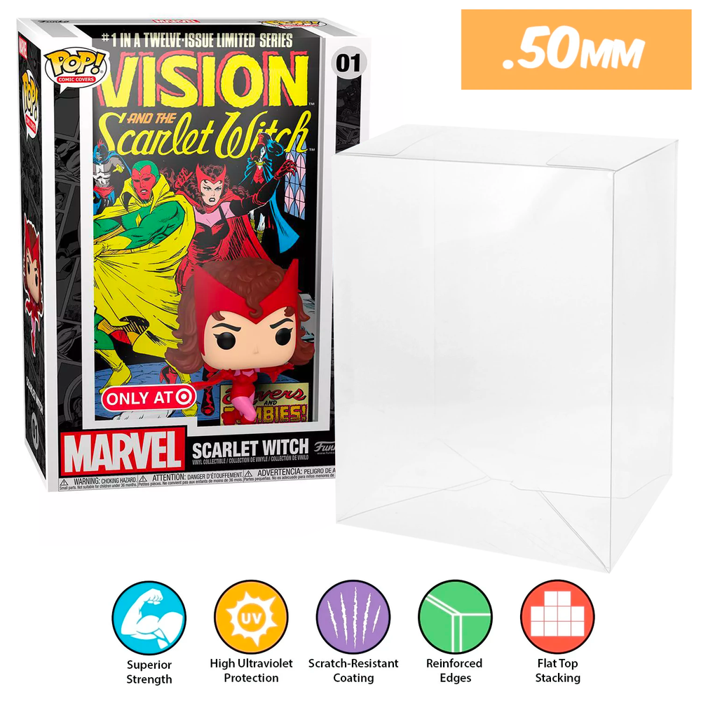 0.50mm POP PROTECTOR for Superman Comic Covers Funko Pop