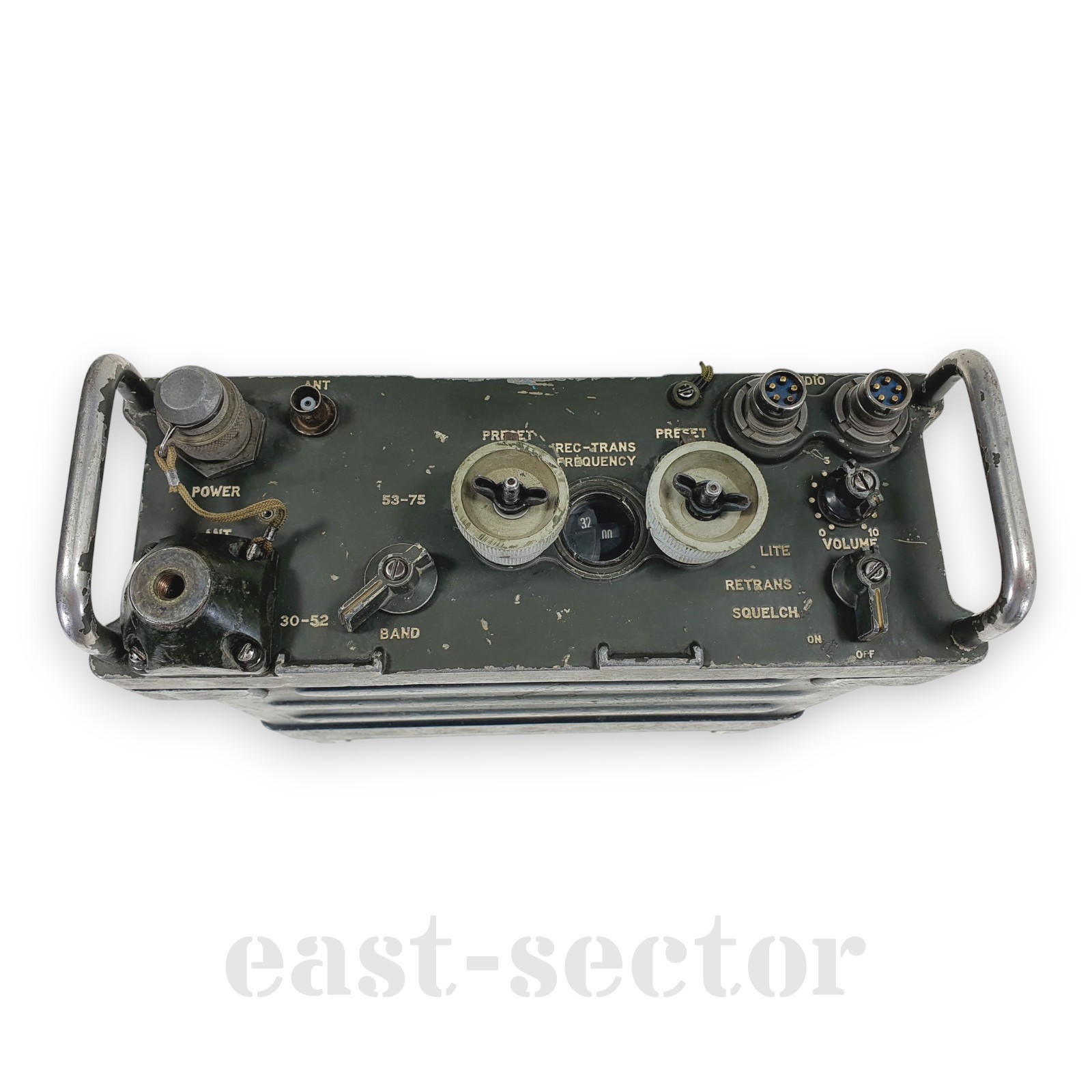 US Army PRC-77 RT-841 Military Radio Set Manpack Antenna Frame Handset Bag PRC25