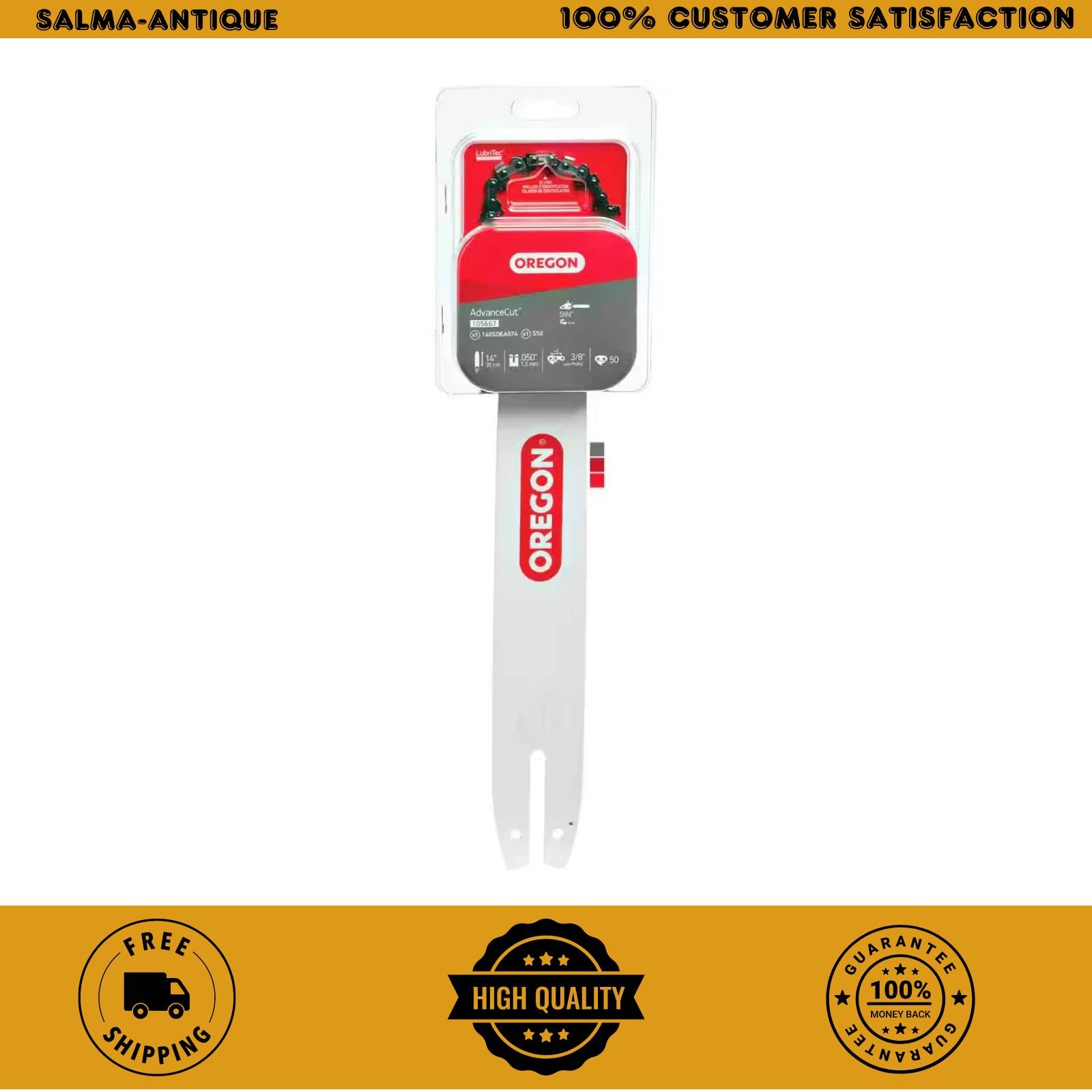 Oregon 105667 14in Replacement Chainsaw Bar and Chain Combo Stihl Ms170C Ms180C