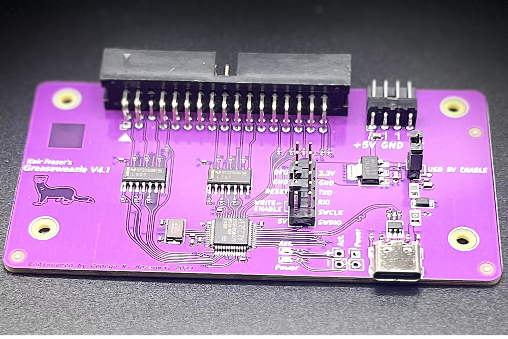 Greaseweazle v4.1 - 3.5" Complete Kit! Just add drive!