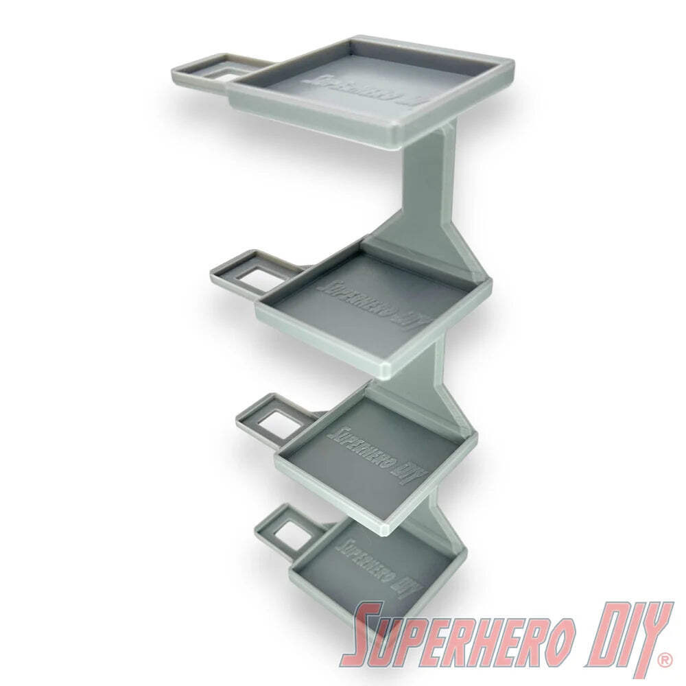 STACKABLE Floating Shelf for Bitty Pop Towns | Includes command strips