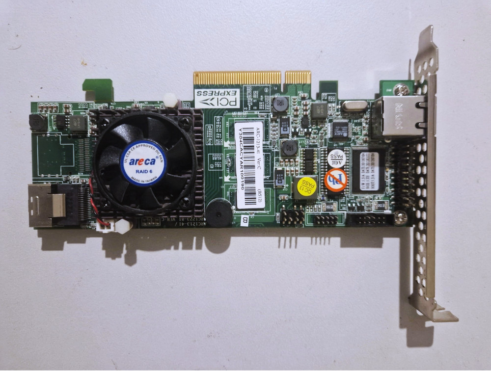 Areca Computer RAID Controller Card ARC-1213-4I Ver C