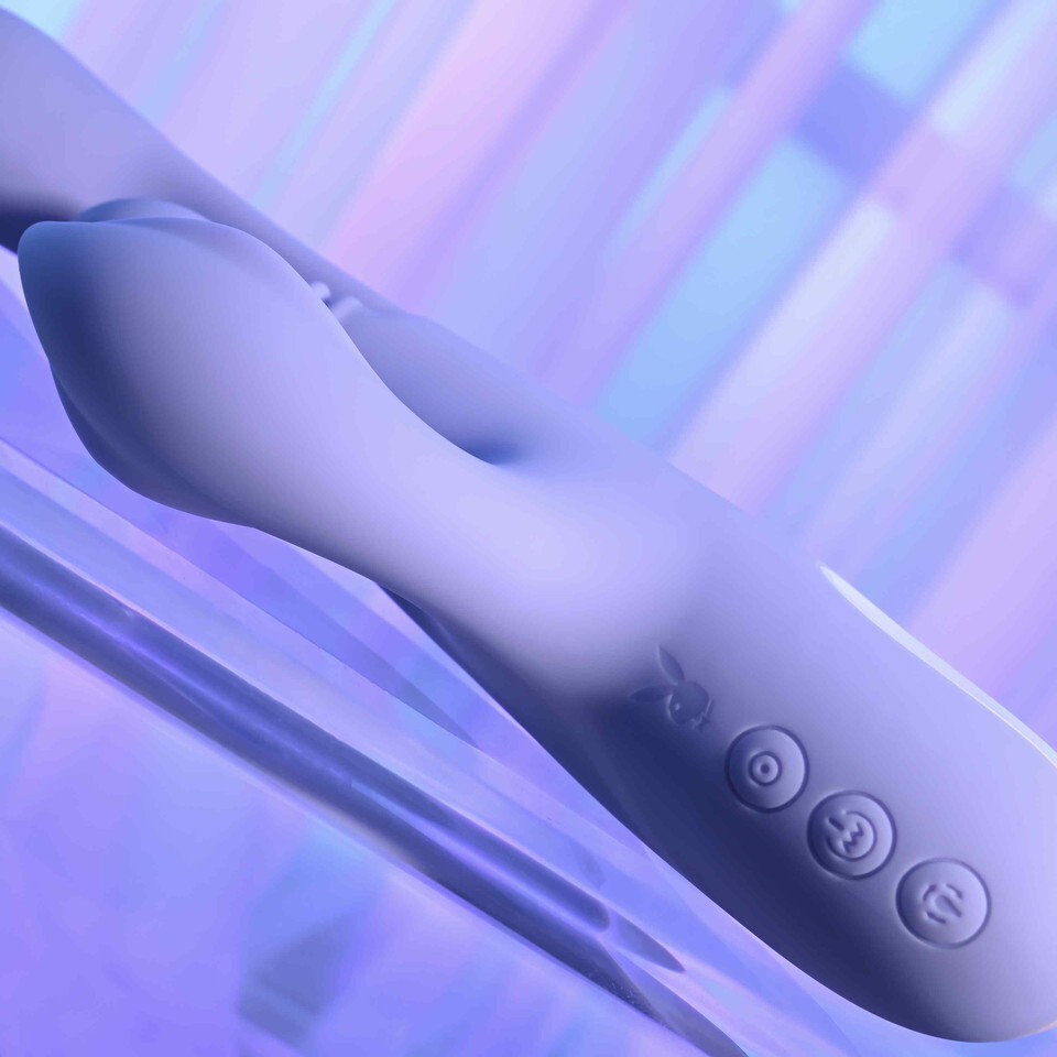 Playboy Nubbin Rubbin Ultimately Powerful Rabbit Vibrator, New