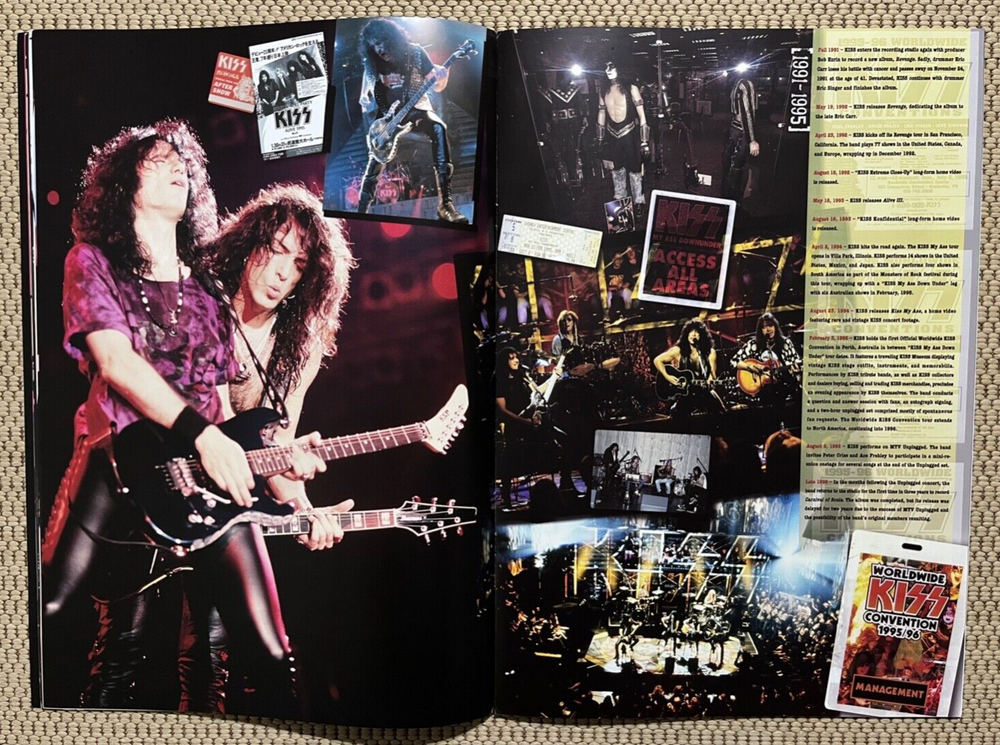 KISS Monster MonsterTour 2013 Tour book Program Kruise Ad Discography Demon Gene