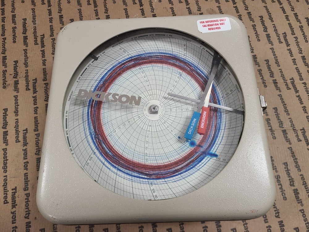 Dickson TH8-7F TH87F Temperature & Humidity Chart Recorder