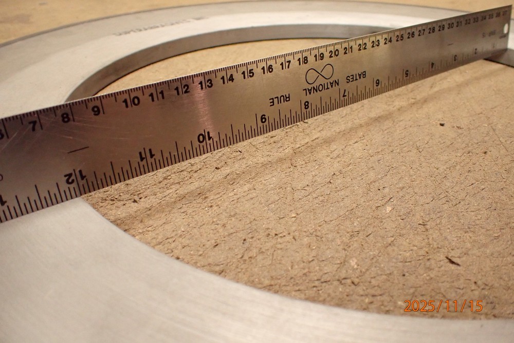 LARGE SUPERABRASIVE INC. DIAMOND GRINDING WHEEL