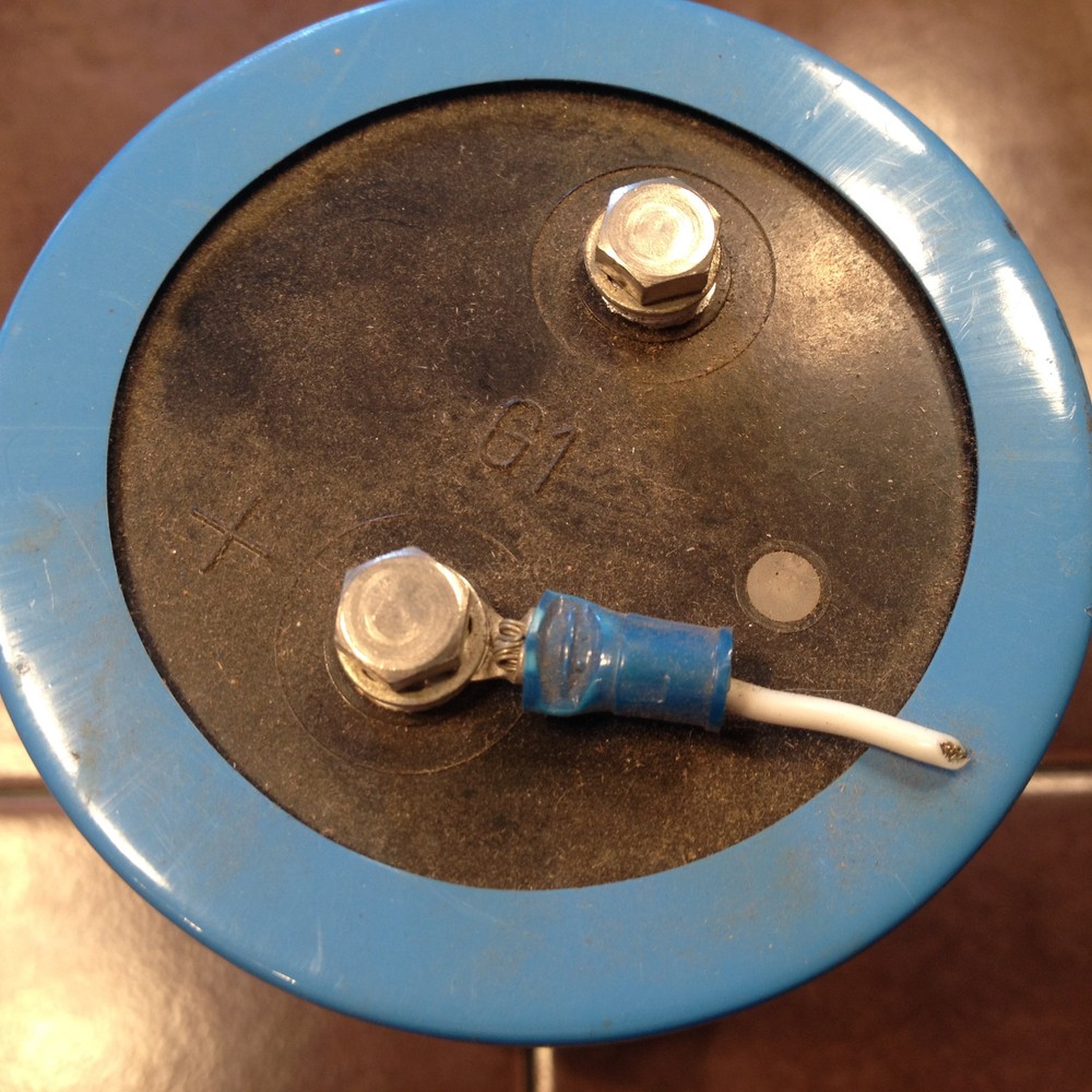 Tech-Cap 100,000 MFD, 20 VDC Can Condenser Capacitor.