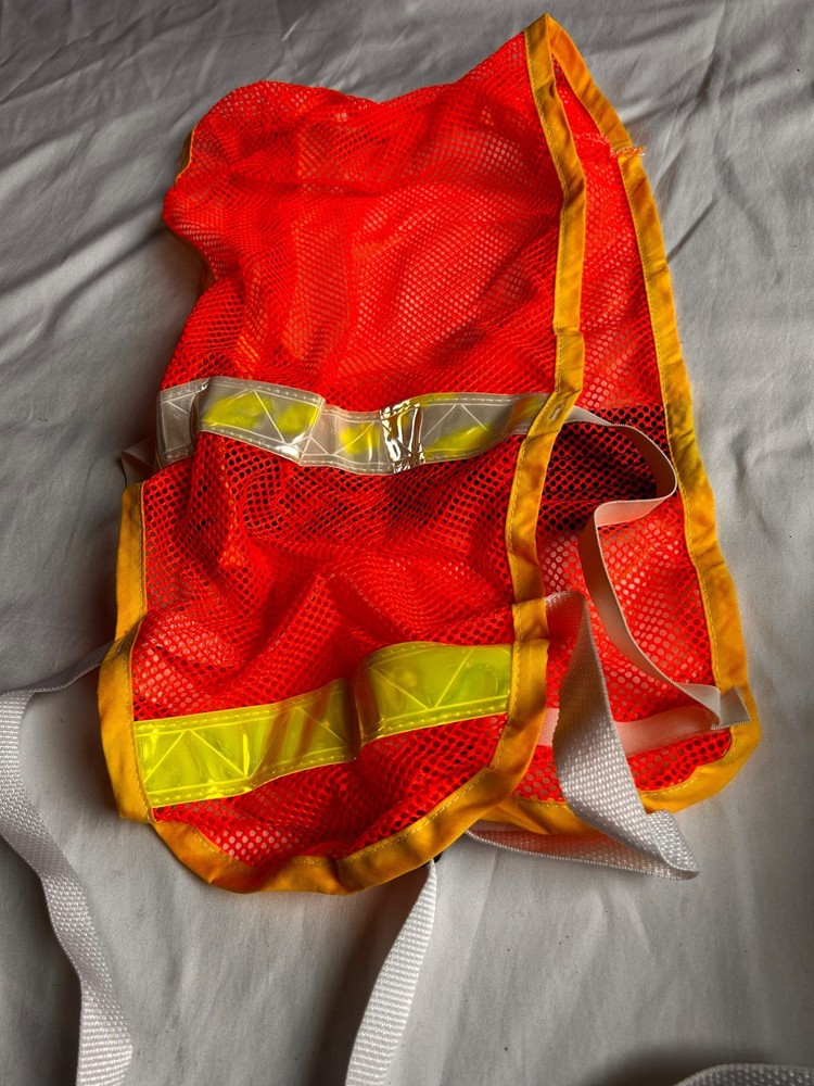 High Visibility Biking Vest | Adjustable Orange Hi Vis