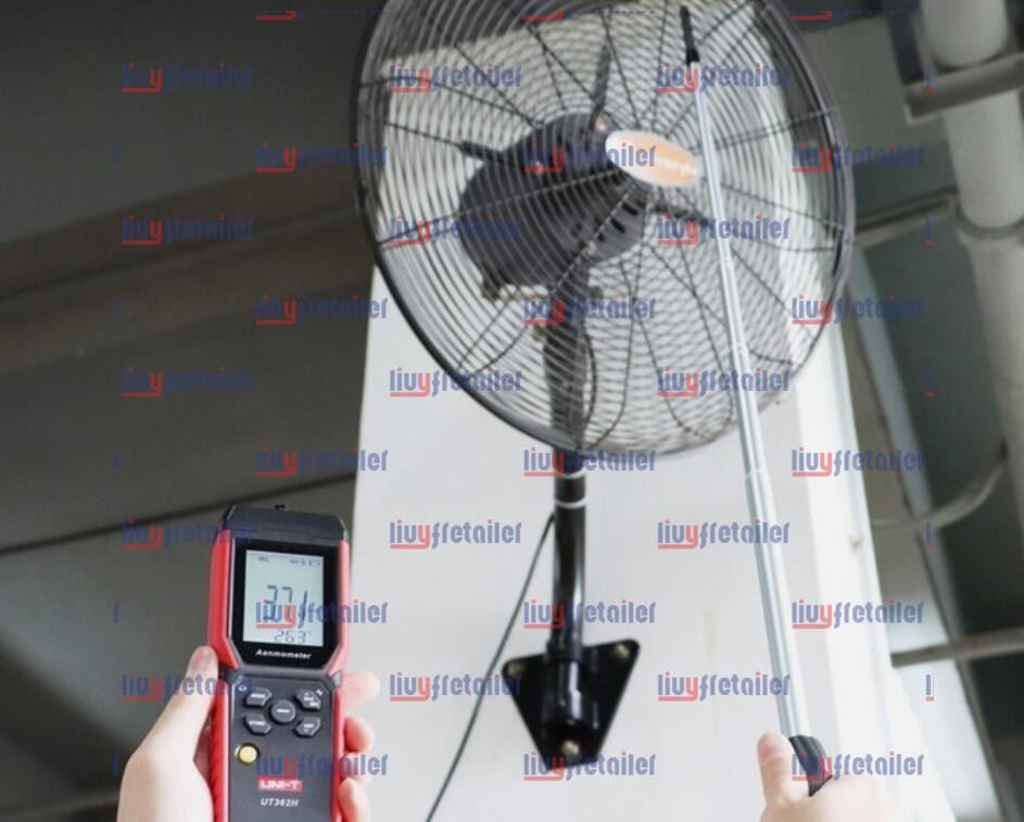 UNI-T UT362H Hot Wire Anemometer Sensor Wind Velocity/Volume/Temperature Tester