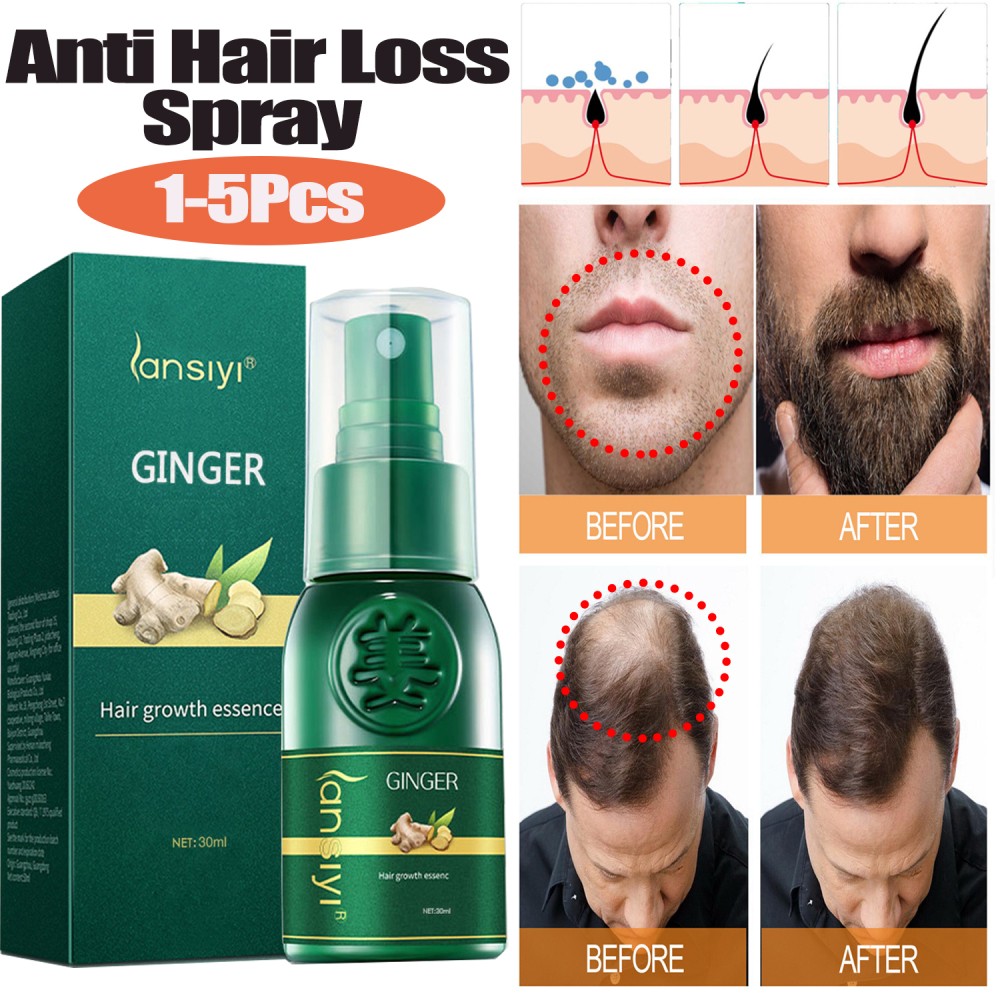 100% Pure Herbal Hair Growth Oil Shampoo Anti hair Loss Hair Regrowth Treatment