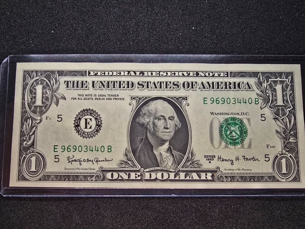 1963A One Dollar Bill, Some sequential