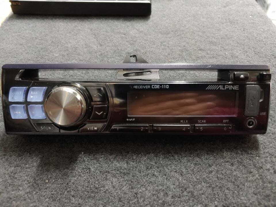 alpine  cde-110  faceplate