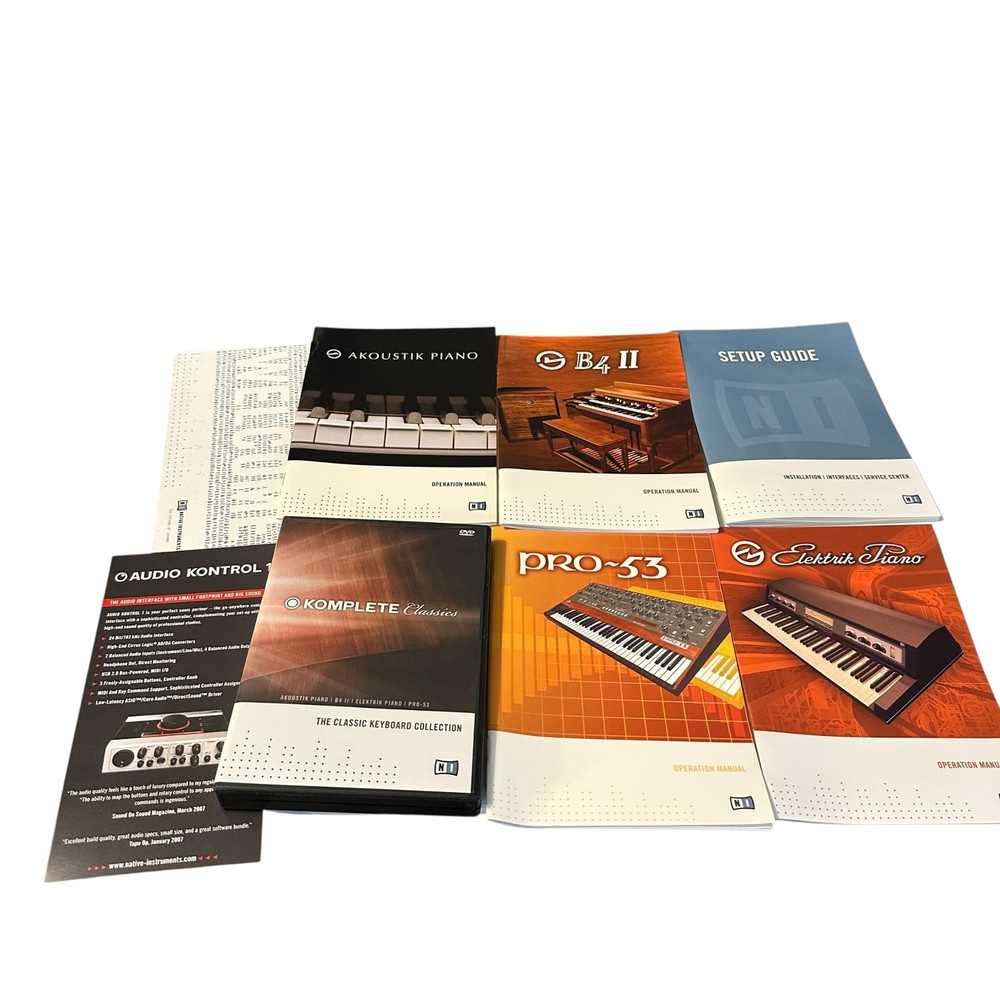 Native Instruments NI Komplete Classics - Classic Keyboard Collection Software