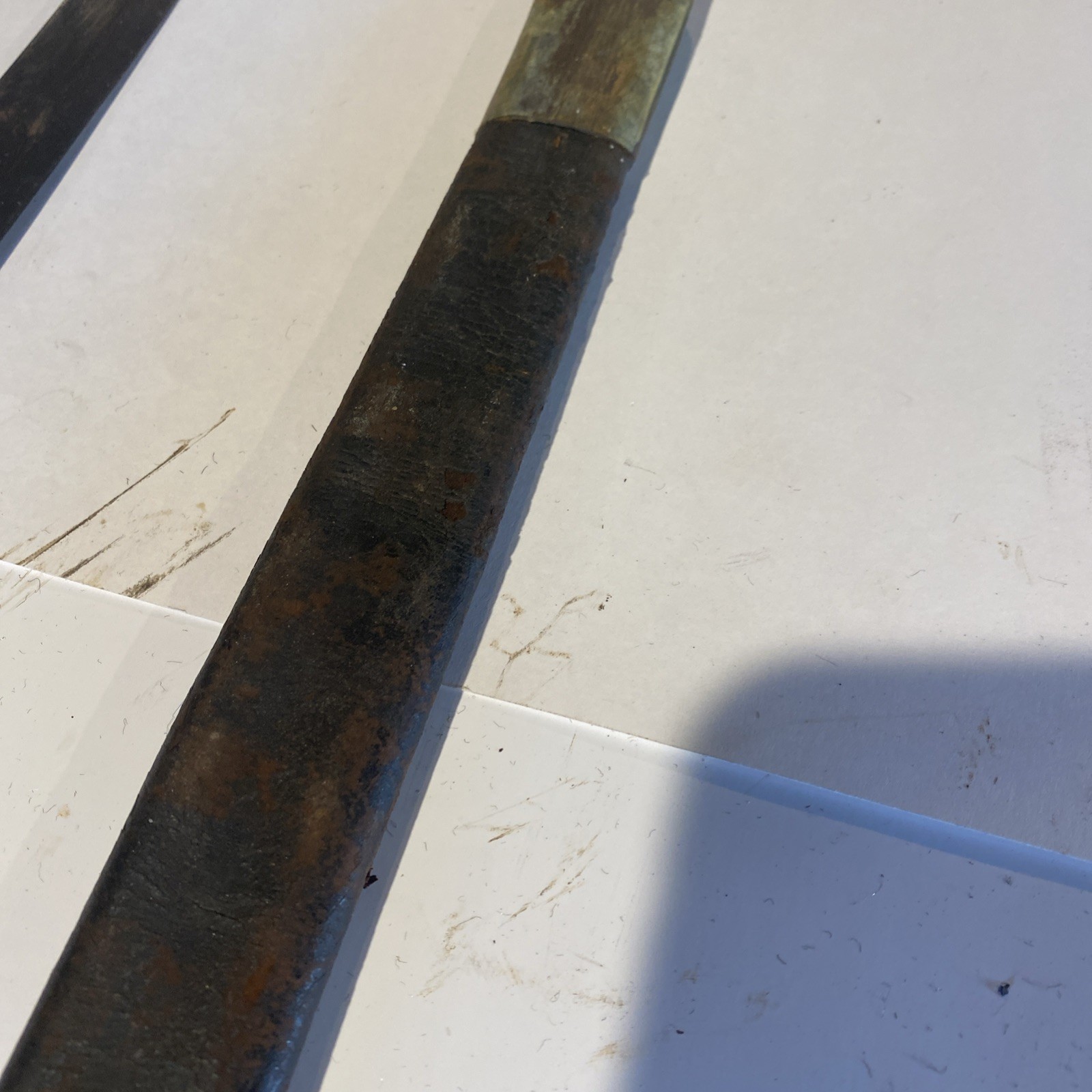 US Navy Rifle Model 1861 Collins Plymouth Whitneyville Saber Bayonet + Scabbard