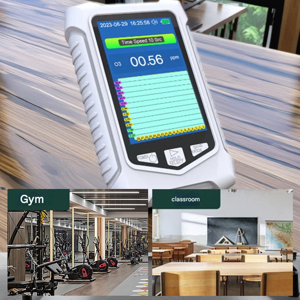 3.5” Smart Sensor Ozone Meter TFT LCD O3 Analyzer Detector