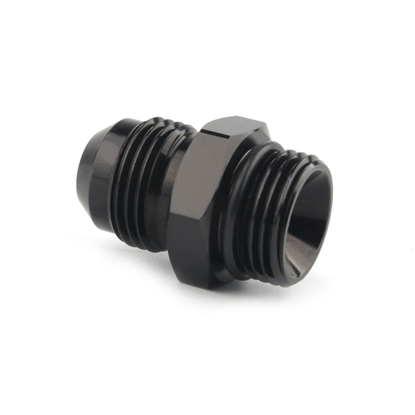 2PCS AN6 AN8 AN10 Flare to 6AN 8AN 10AN ORB Male O-Ring Fitting Adapter Black