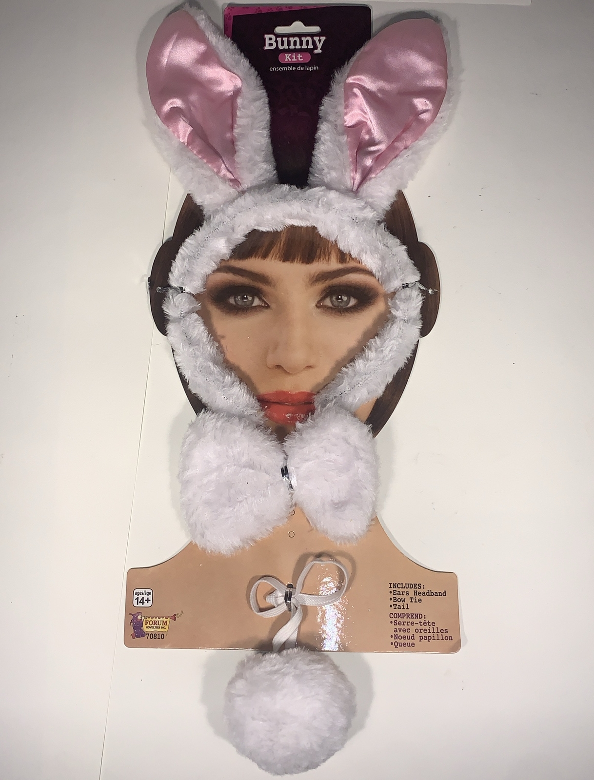 Bunny Costume (LOT OF 2) (Easter Or Halloween!) Ears, Tail, Bow Tie (BRAND NEW)