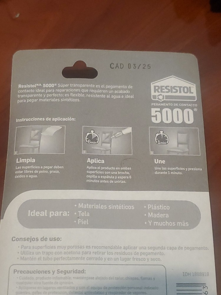 Resistol 5000 Super Transparente