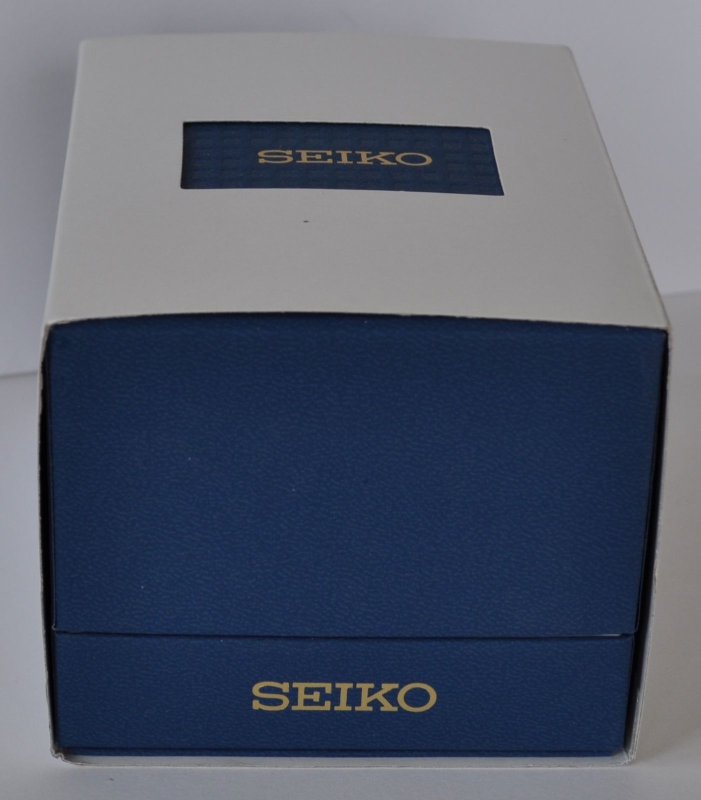 SEIKO Empty Watch Box Blue Presentation Watch Case