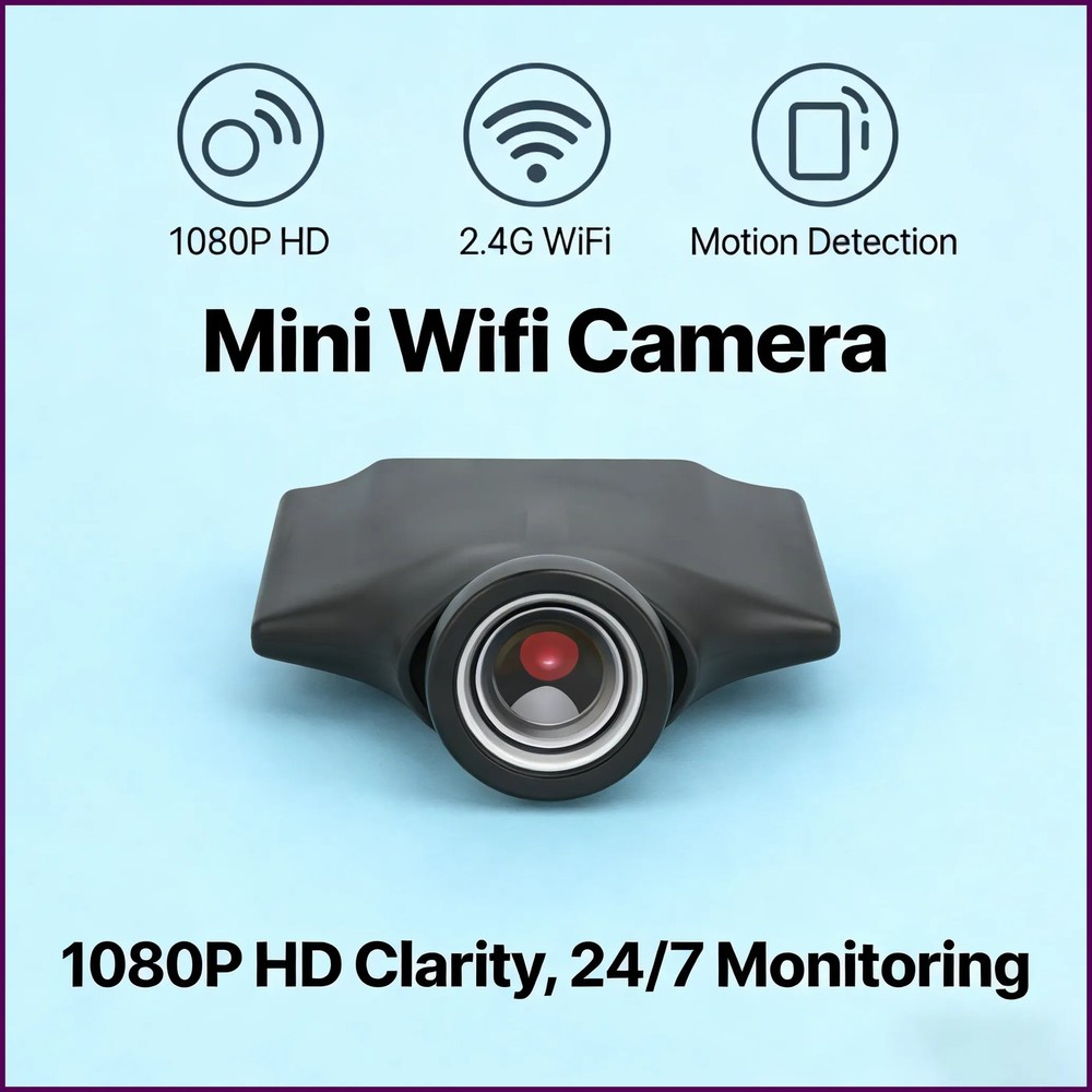 1080P HD Mini WiFi Camera Module Video Recorder Motion Detection Security