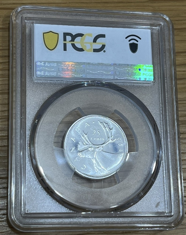 1964 Canada 25C - PCGS PL66