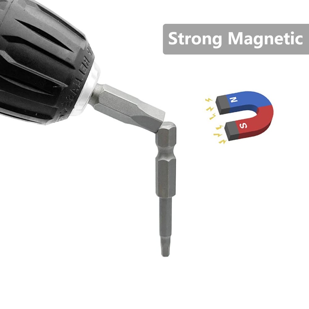 10pcs Magnetic Pentagonal Drive Bit 5 Sided Pentagon Head Screwdriver Bits Se...