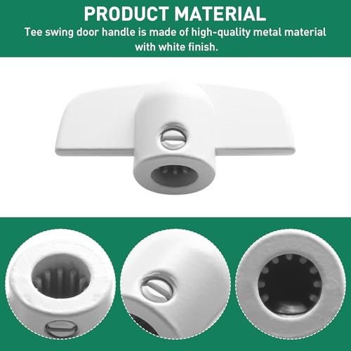 3/8 in Butterfly Wing Nut T-Handle, Tee Handle Casement Operator for Andersen