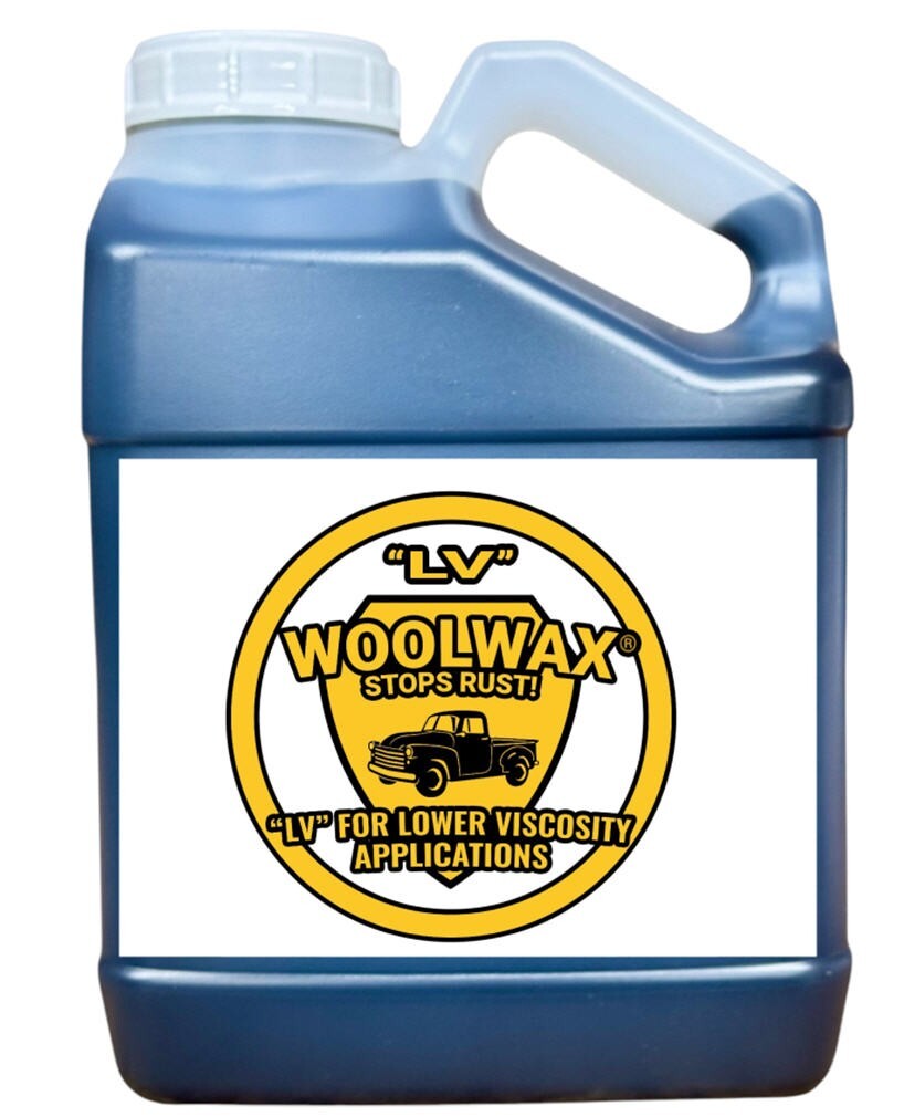 Woolwax "LV" Low Viscosity thinner lanolin film fluid without the smell. BLACK