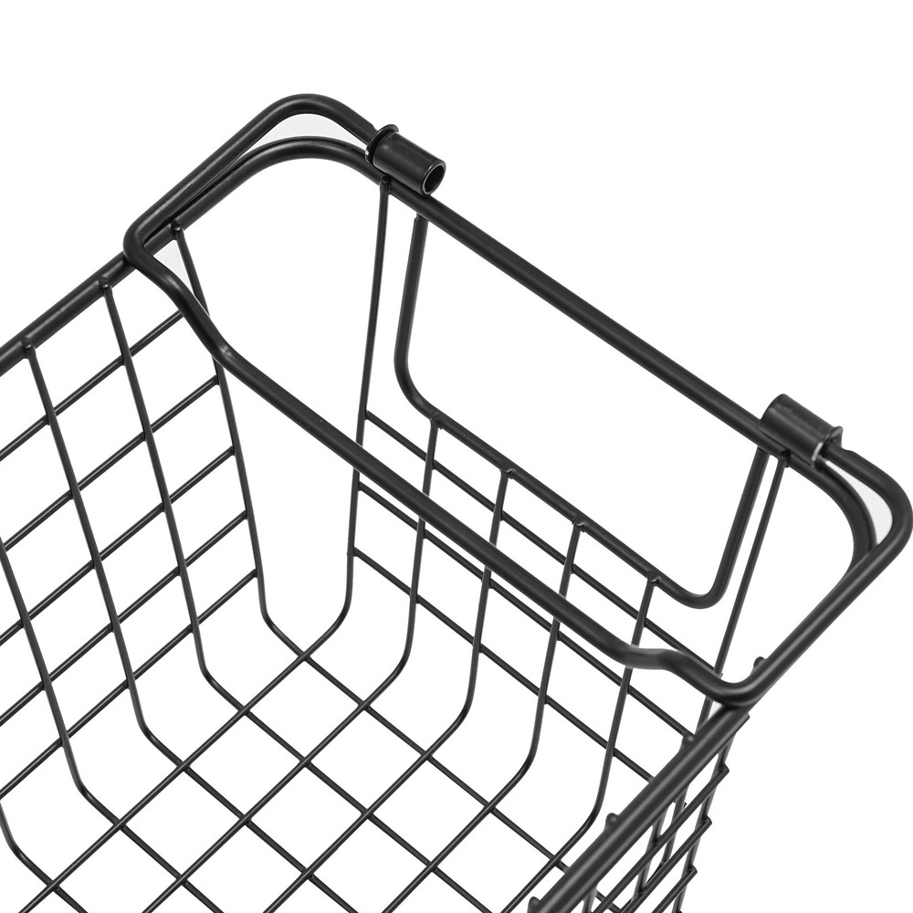 4 Pcs Durable Stackable Storage Baskets for Home Organization