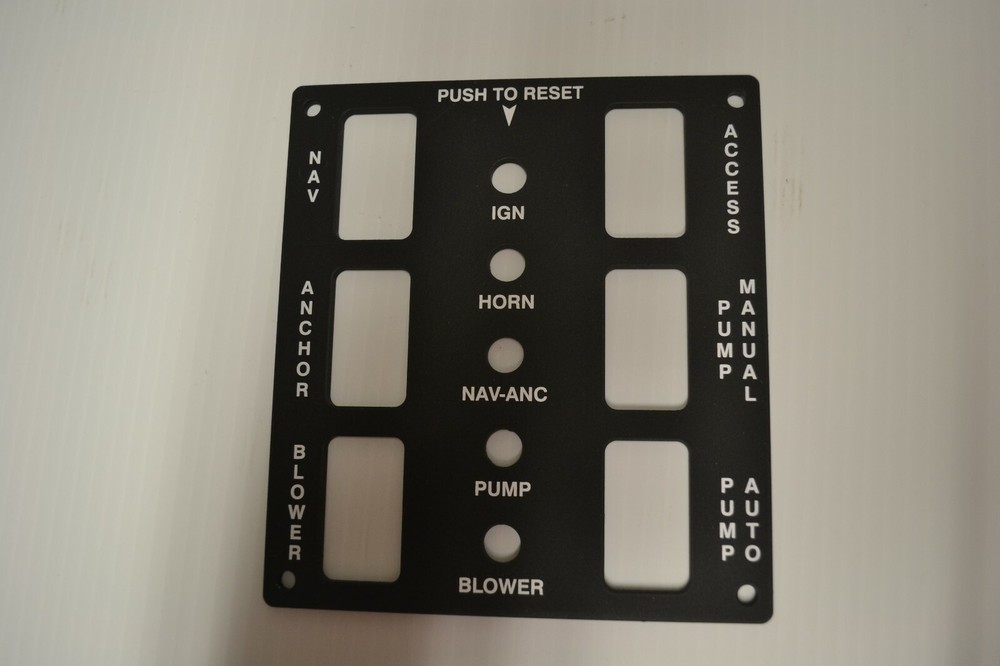 87-90 MASTERCRAFT PRO STAR 190/TRISTAR 190 SWITCH PANEL