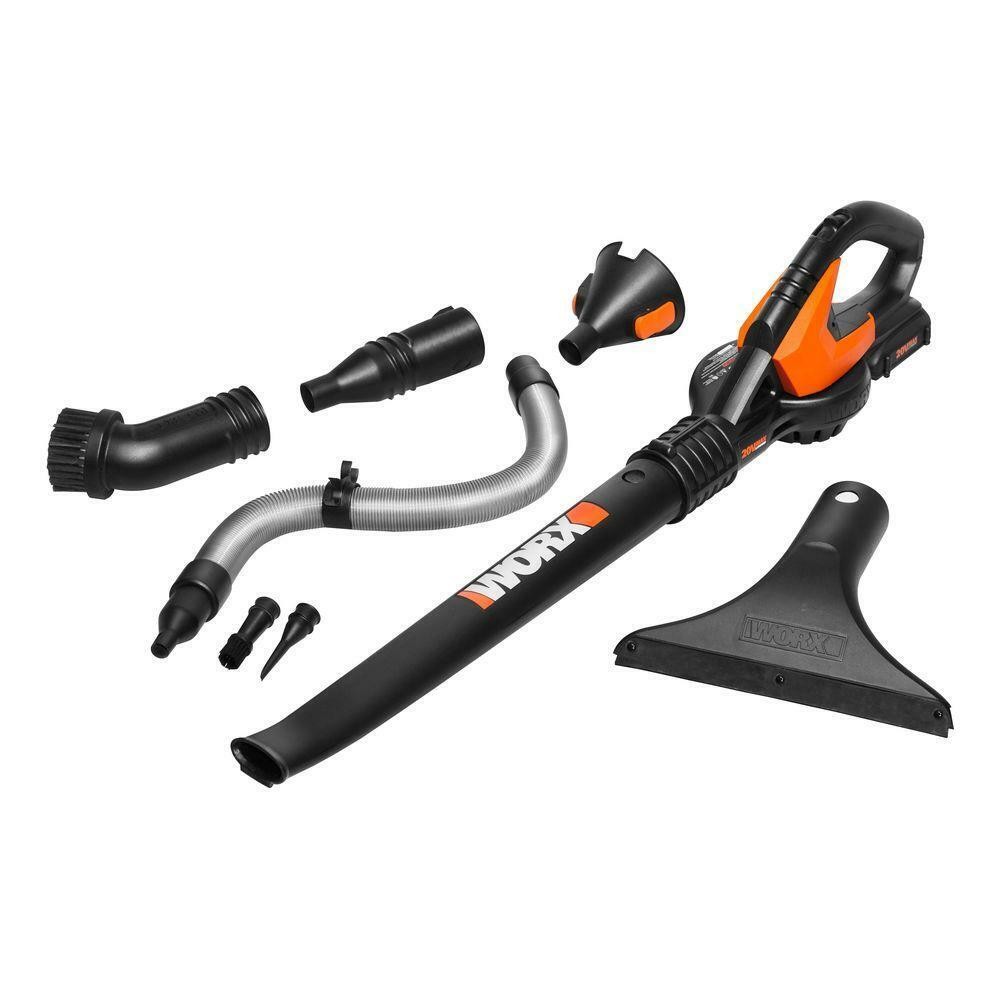 Worx 20V PowerShare Cordless Blower w/Attachments (WG545.7)