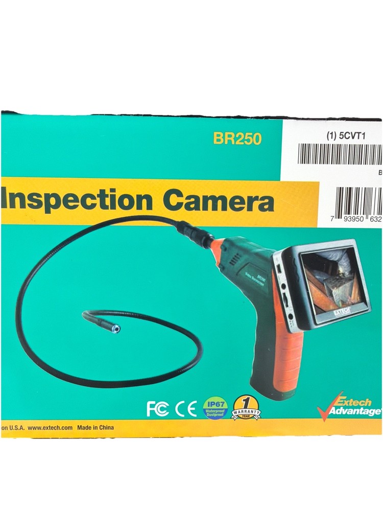 Extech BR250 - Video Borescope / Wireless Inspection Camera With 3 Foot Cable