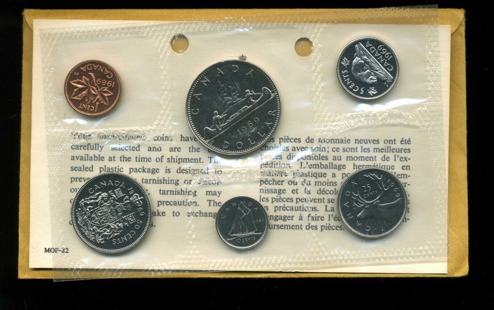 Canada 1969 Proof-Like Uncirculated Mint Set