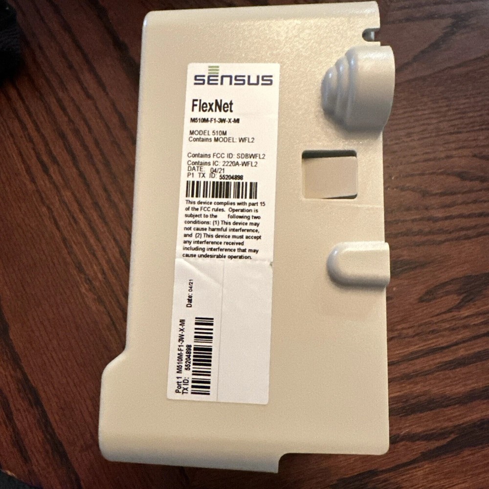 Sensus Sr2 As Water Meter and wireless reader sensor