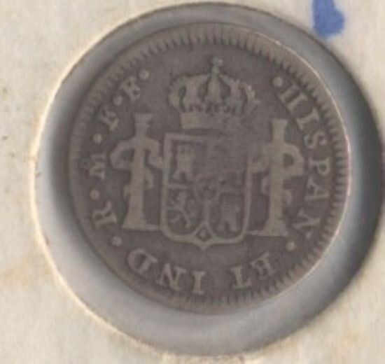 1772 Peru 1/2 Real
