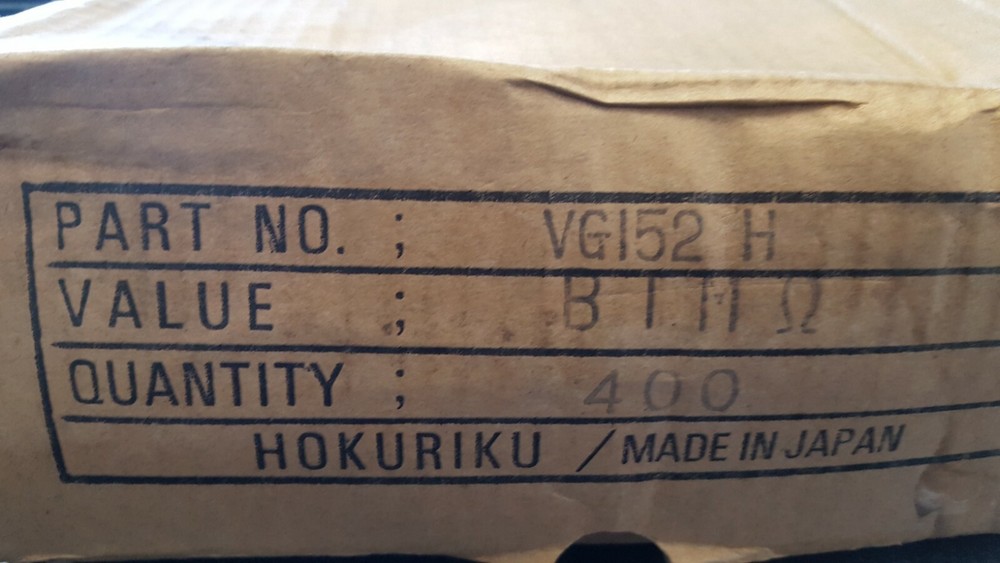Trimmer, Variable Resistor, 1000K Ohm, 1M Ω, Hokuriku, VG152H , (2 Pcs)