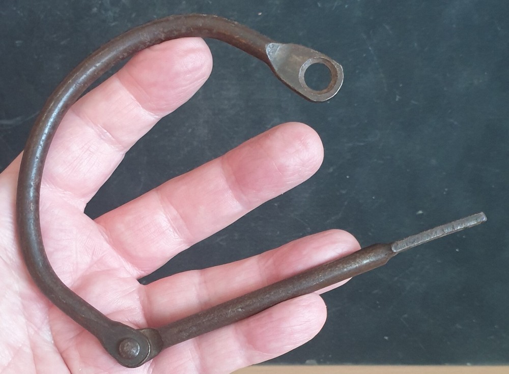 WW2 British RN Matelot's Bosun's Whistle, Duffel Bag Hasp & Lapel Badge 1939-45