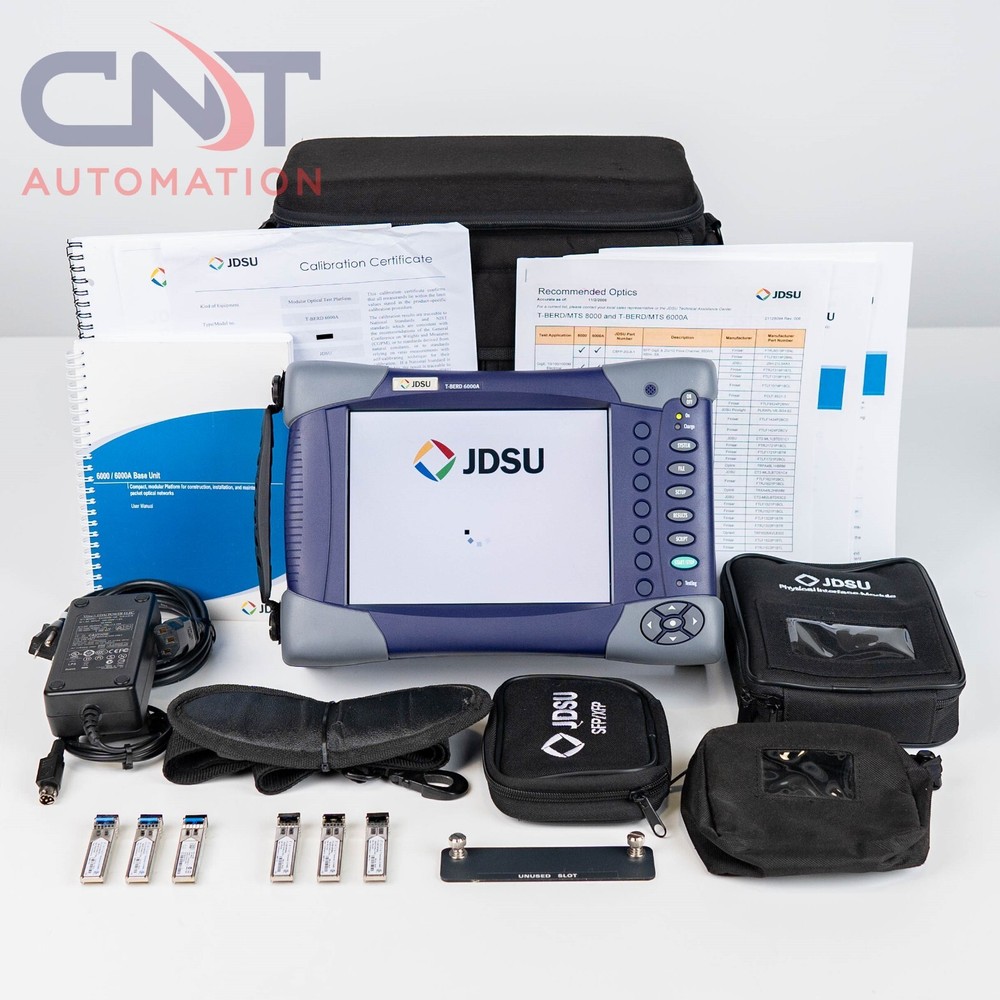 JDSU T-BERD 6000A BERT MSAM C0404 Compact Network Test Platform