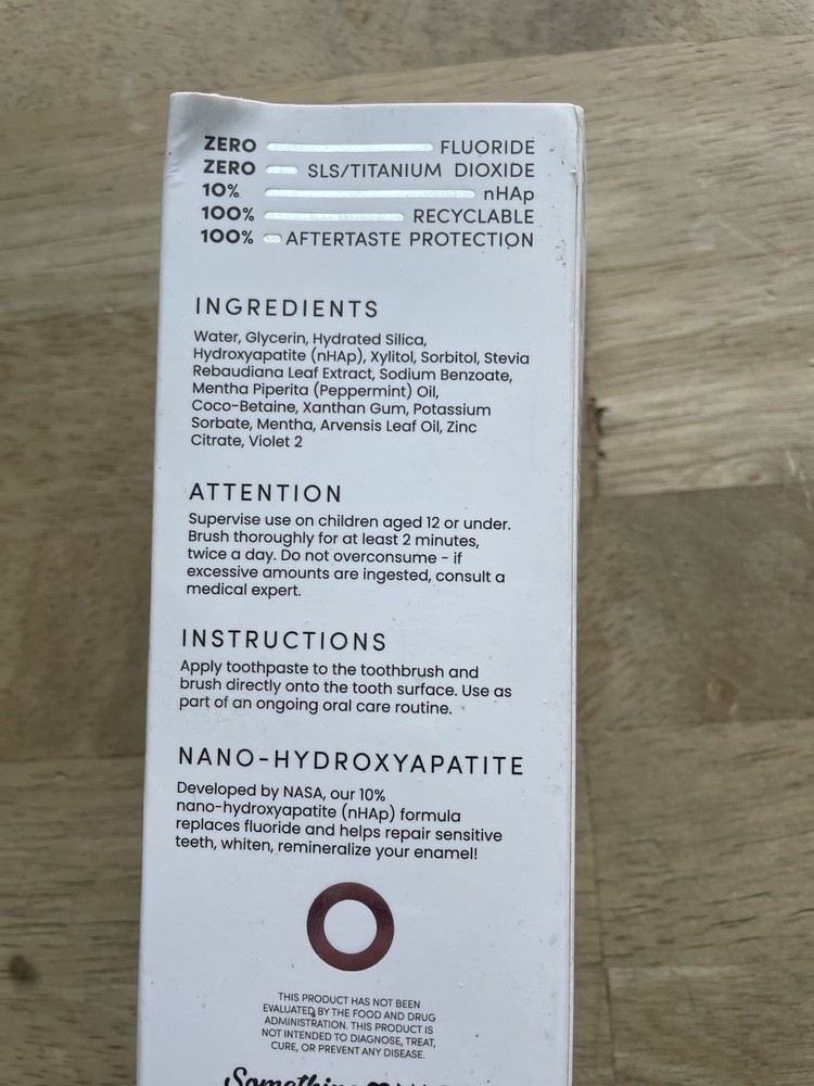 Zero Premium Toothpaste by Dentist Recommended Soft Mint Flavored BOX Damage