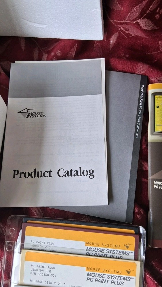 Mouse Systems PC Mouse Optical 3 Button Mouse PC Paint plus