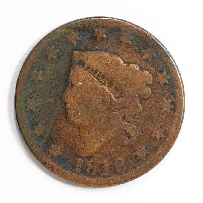 1818 Coronet Head Large Cent