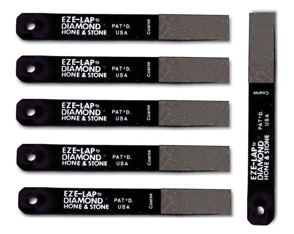 6 PACK Eze-Lap Knife Sharpener Coarse Grit Diamond Knife Sharpener on a Paddle