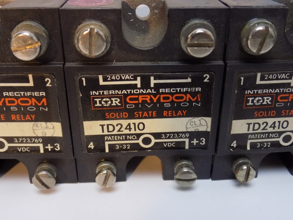 CRYDOM TD2410 SOLID STATE RELAY - LOT OF THREE