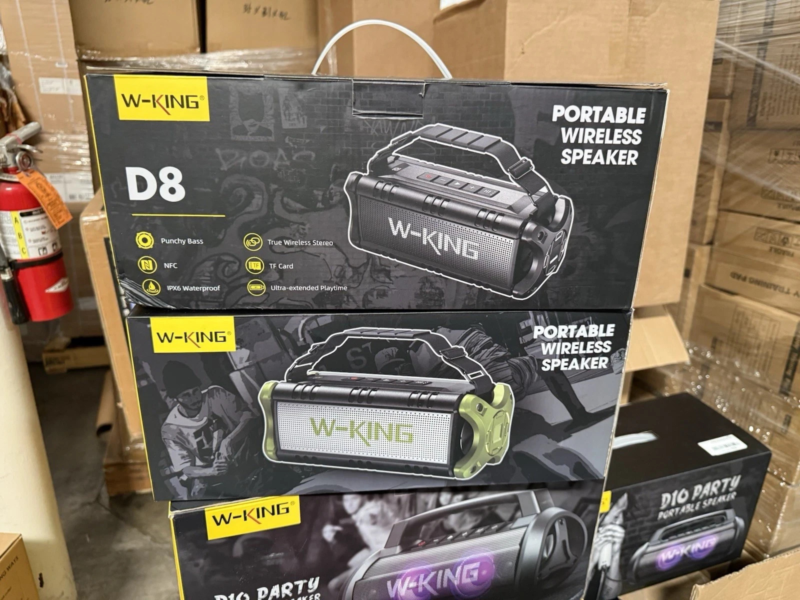 W-KING Bluetooth Speaker, 90W Max Portable Outdoor Speaker Loud