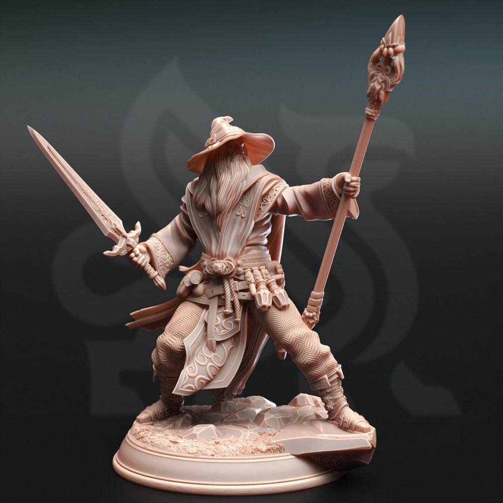 Artemis Human Wizard Sorcerer Miniature | D&D DnD