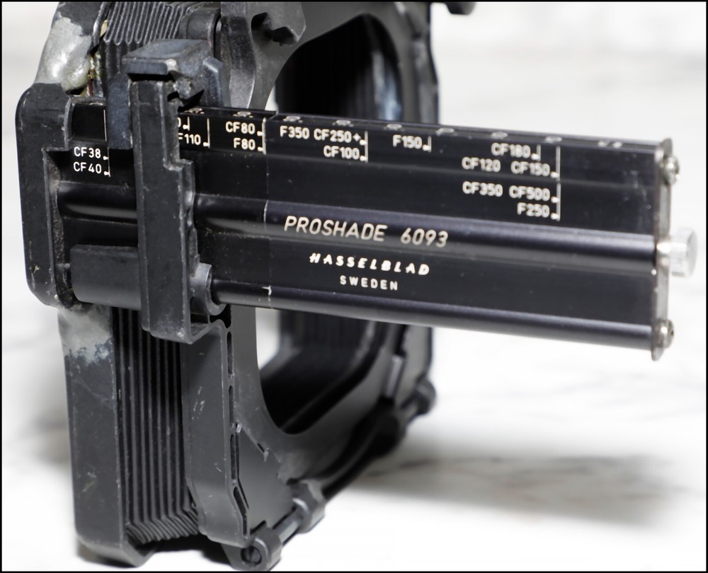 Hasselblad ProShade 6093. Functionally great condition, cosmetically fair.