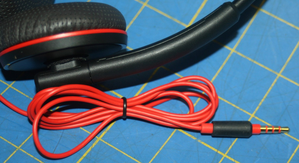 Plantronics C3225T Wired Headset w/ Adjustable Mic In-Line Controller USB, C3200